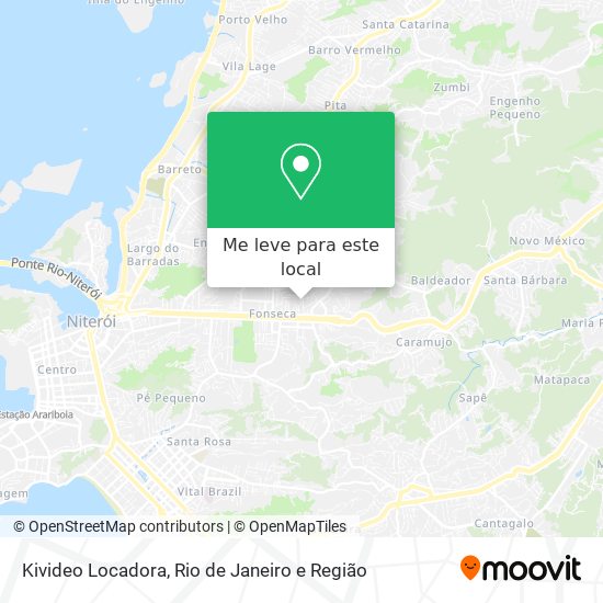 Kivideo Locadora mapa