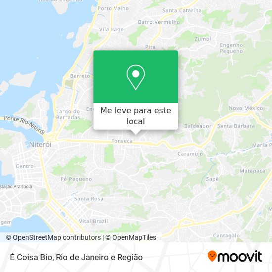 É Coisa Bio mapa