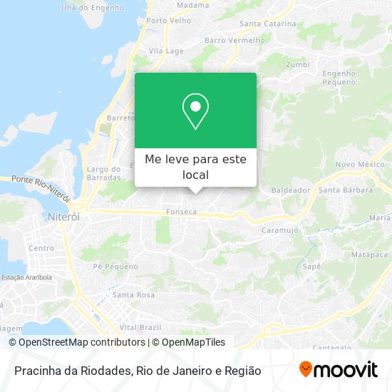 Pracinha da Riodades mapa