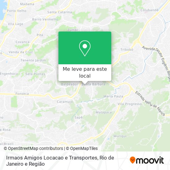 Irmaos Amigos Locacao e Transportes mapa