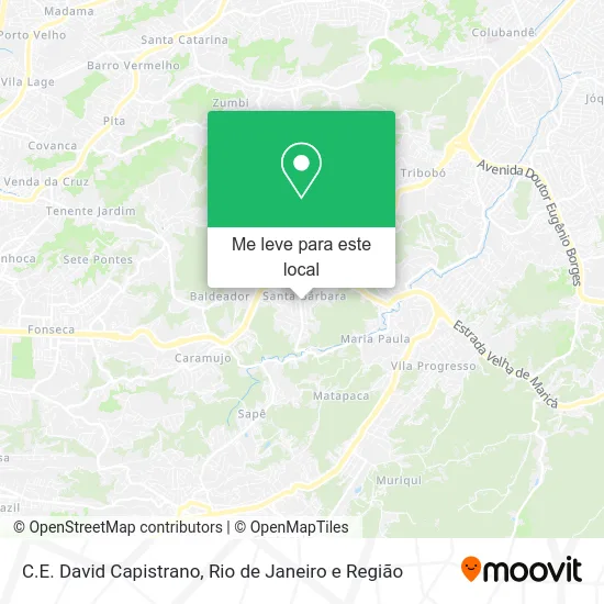 C.E. David Capistrano mapa