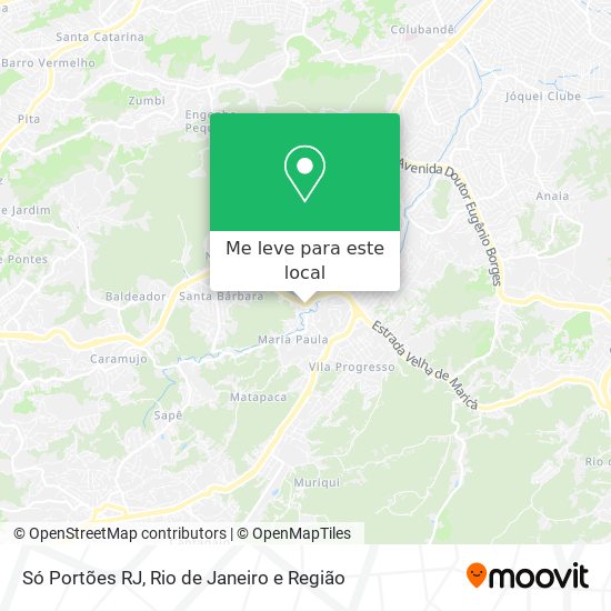 Só Portões RJ mapa