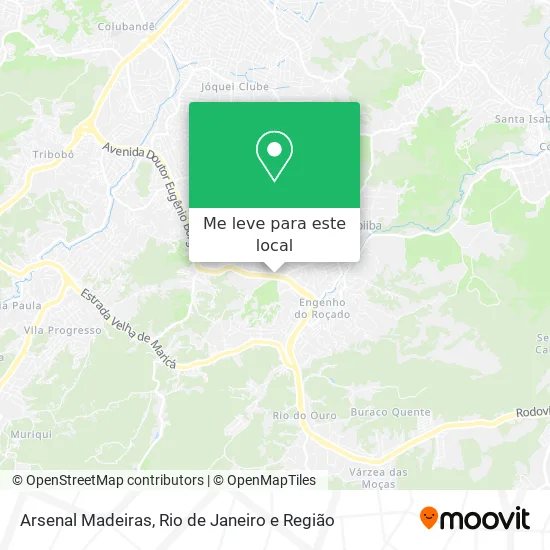 Arsenal Madeiras mapa