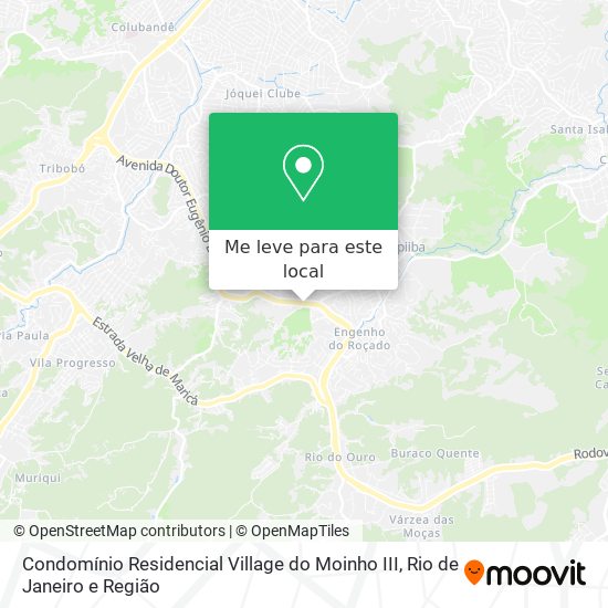 Condomínio Residencial Village do Moinho III mapa