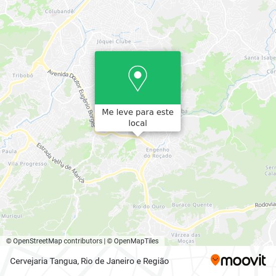 Cervejaria Tangua mapa