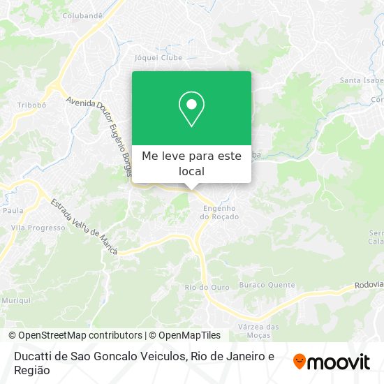 Ducatti de Sao Goncalo Veiculos mapa