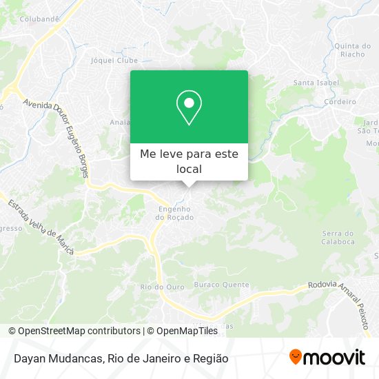 Dayan Mudancas mapa