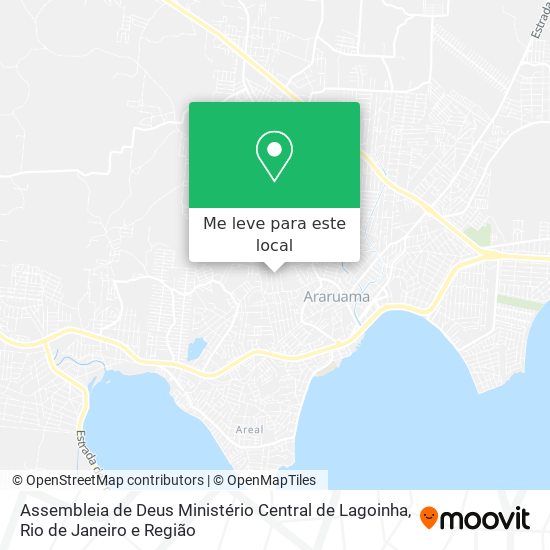 Assembleia de Deus Ministério Central de Lagoinha mapa