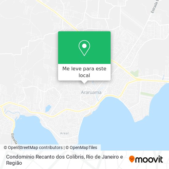 Condomínio Recanto dos Colibris mapa