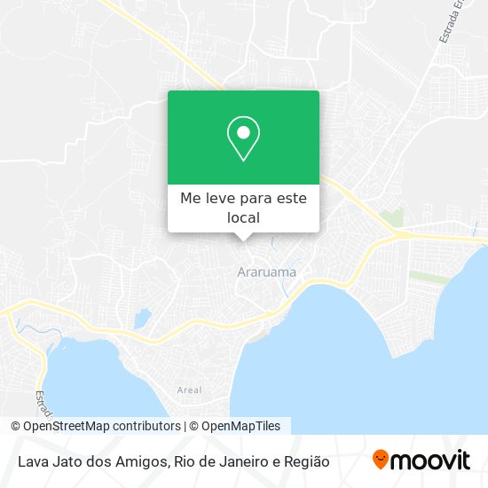 Lava Jato dos Amigos mapa