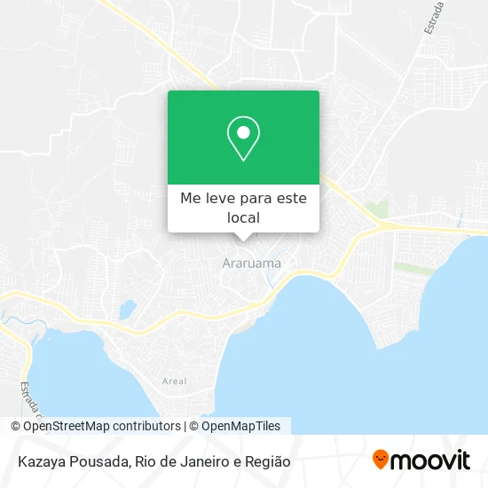 Kazaya Pousada mapa