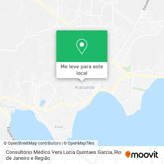 Consultório Médico Vera Lúcia Quintaes Garcia mapa