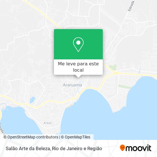 Salão Arte da Beleza mapa