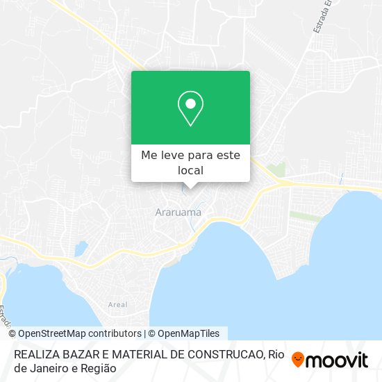 REALIZA BAZAR E MATERIAL DE CONSTRUCAO mapa