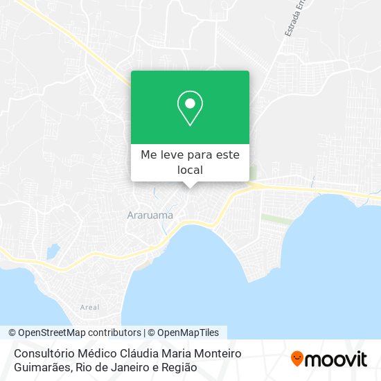 Consultório Médico Cláudia Maria Monteiro Guimarães mapa