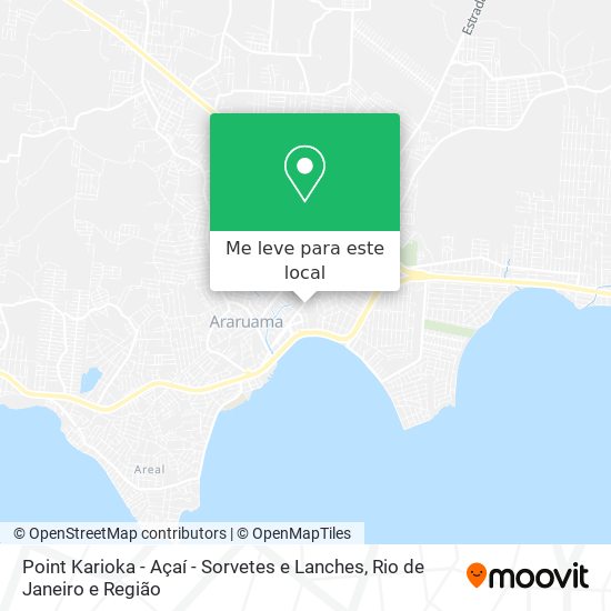 Point Karioka - Açaí - Sorvetes e Lanches mapa