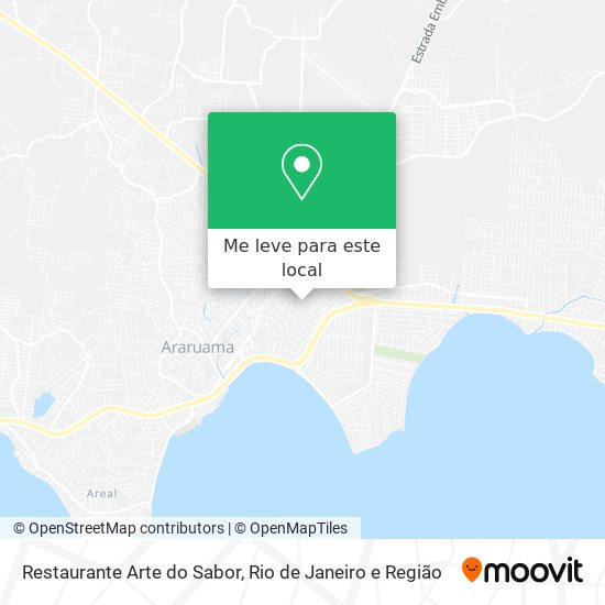 Restaurante Arte do Sabor mapa