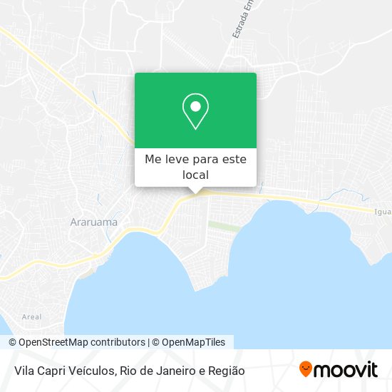 Vila Capri Veículos mapa