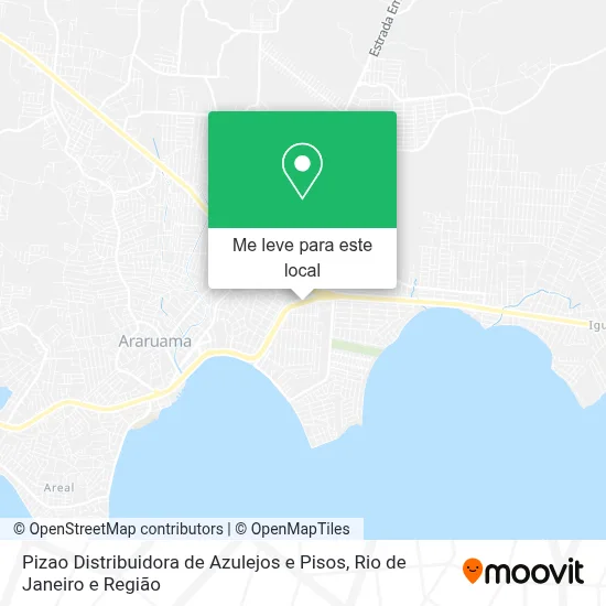 Pizao Distribuidora de Azulejos e Pisos mapa