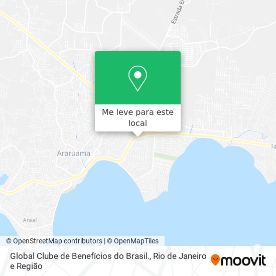 Global Clube de Benefícios do Brasil. mapa