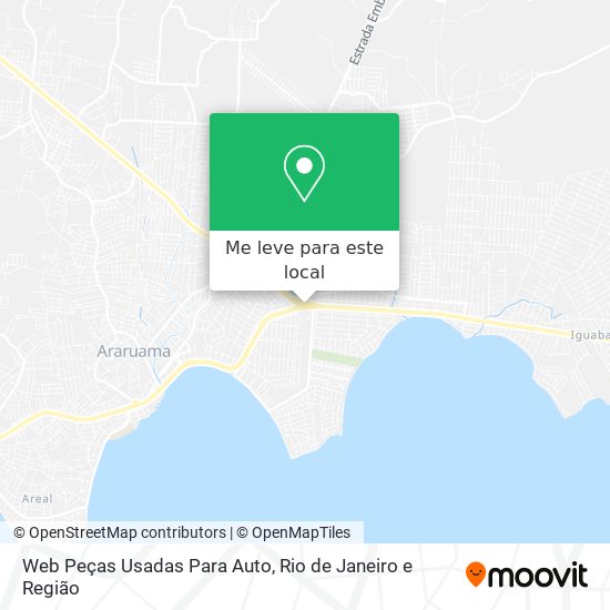 Web Peças Usadas Para Auto mapa