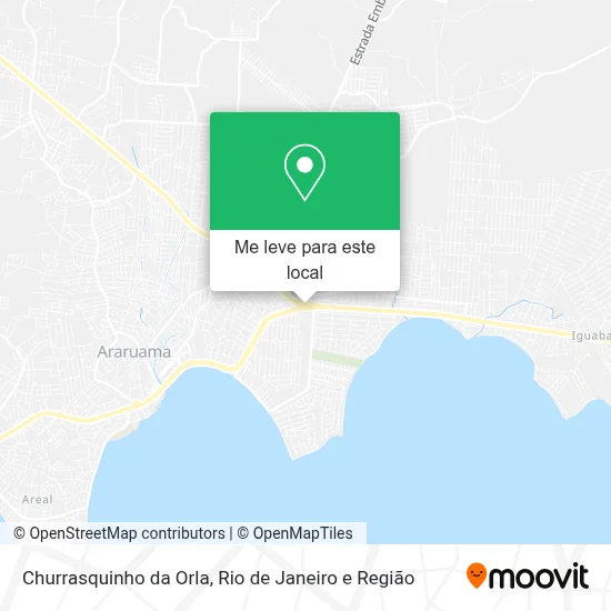 Churrasquinho da Orla mapa