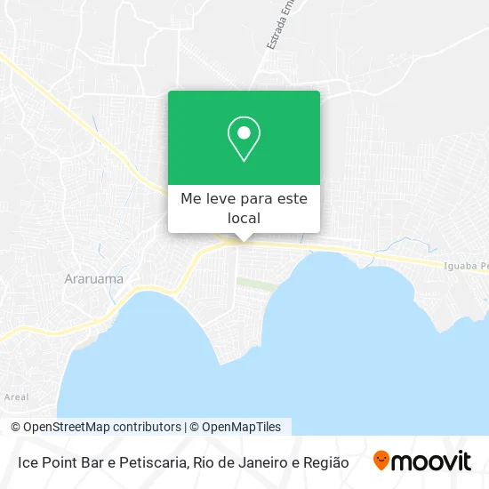 Ice Point Bar e Petiscaria mapa