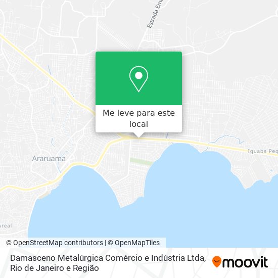 Damasceno Metalúrgica Comércio e Indústria Ltda mapa