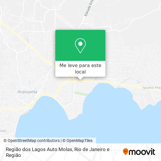 Região dos Lagos Auto Molas mapa