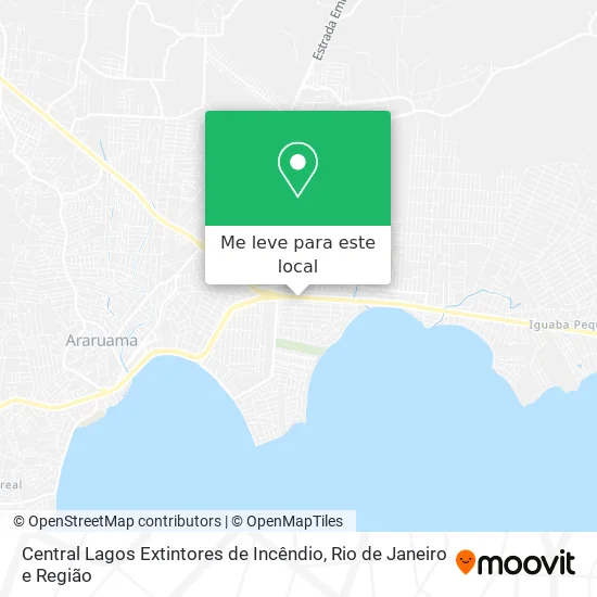 Central Lagos Extintores de Incêndio mapa