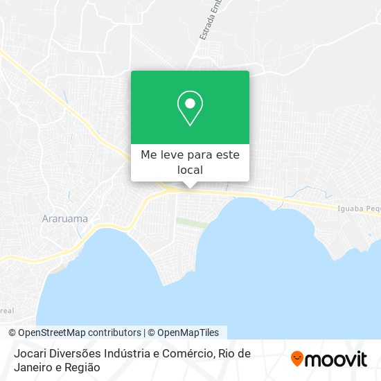 Jocari Diversões Indústria e Comércio mapa