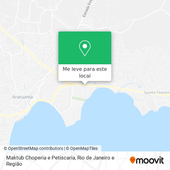 Maktub Choperia e Petiscaria mapa