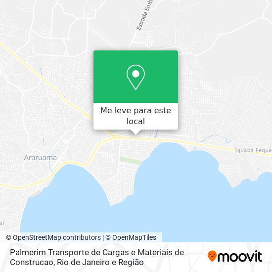 Palmerim Transporte de Cargas e Materiais de Construcao mapa