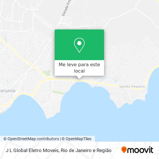 J L Global Eletro Moveis mapa