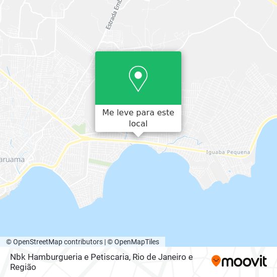Nbk Hamburgueria e Petiscaria mapa