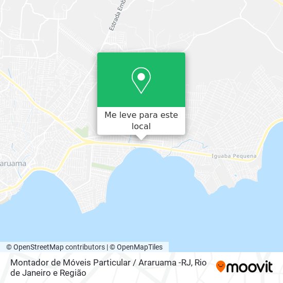 Montador de Móveis Particular / Araruama -RJ mapa