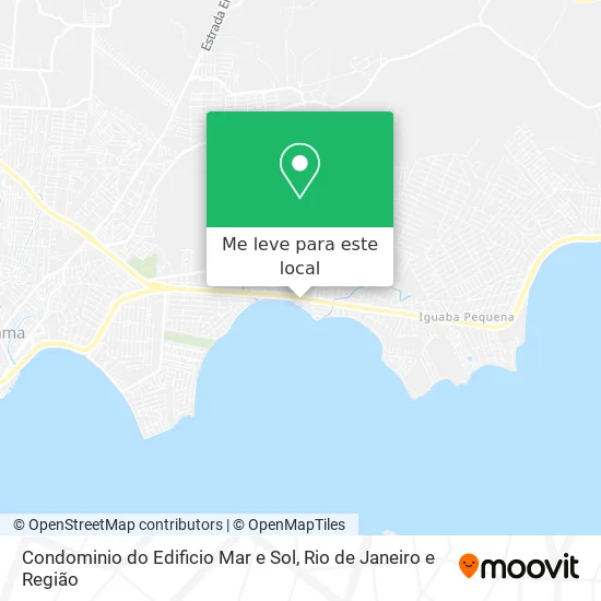 Condominio do Edificio Mar e Sol mapa