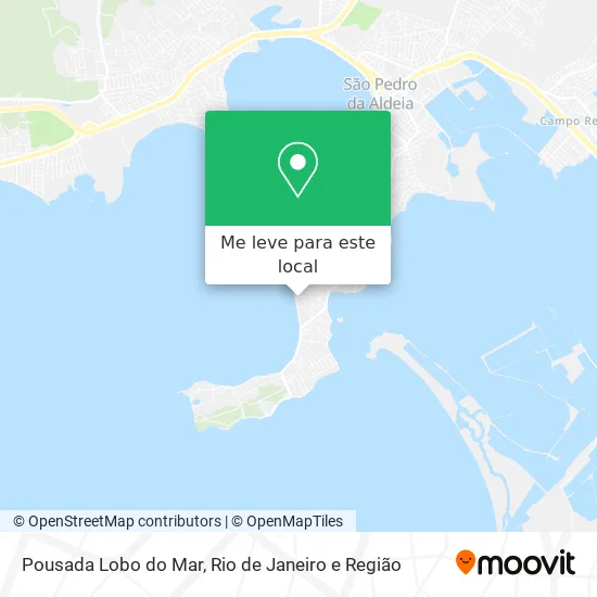 Pousada Lobo do Mar mapa