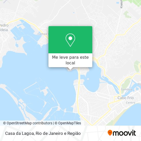 Casa da Lagoa mapa