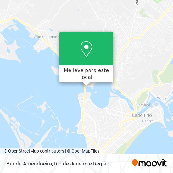 Bar da Amendoeira mapa