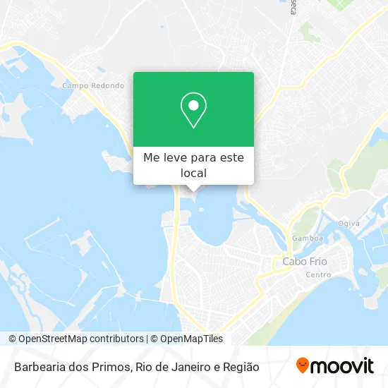 Barbearia dos Primos mapa