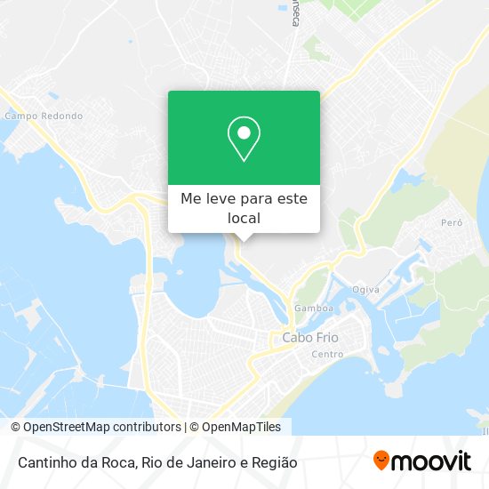 Cantinho da Roca mapa