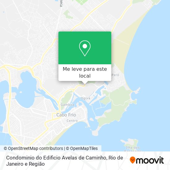 Condominio do Edificio Avelas de Caminho mapa