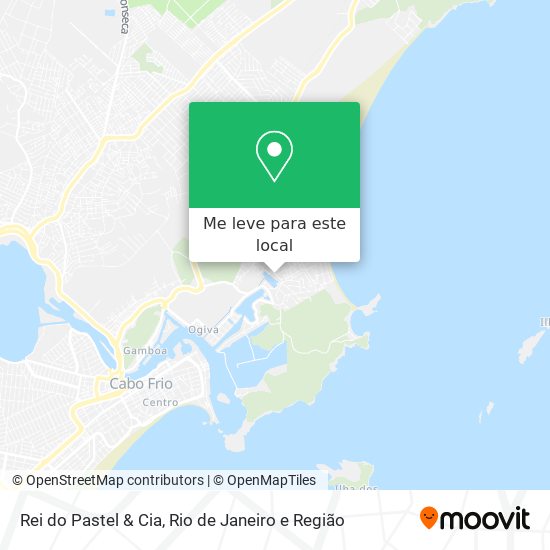 Rei do Pastel & Cia mapa