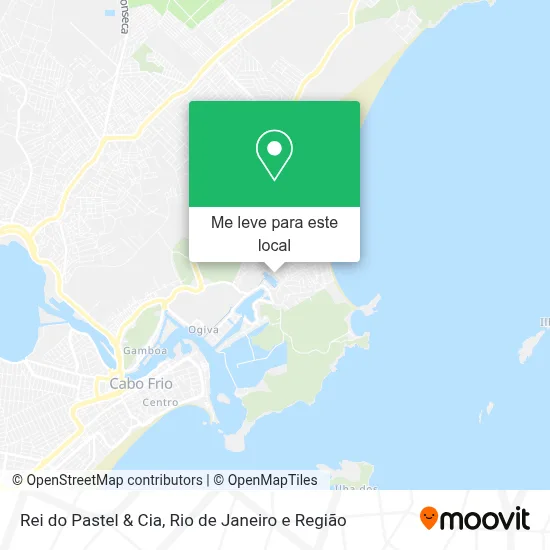 Rei do Pastel & Cia mapa