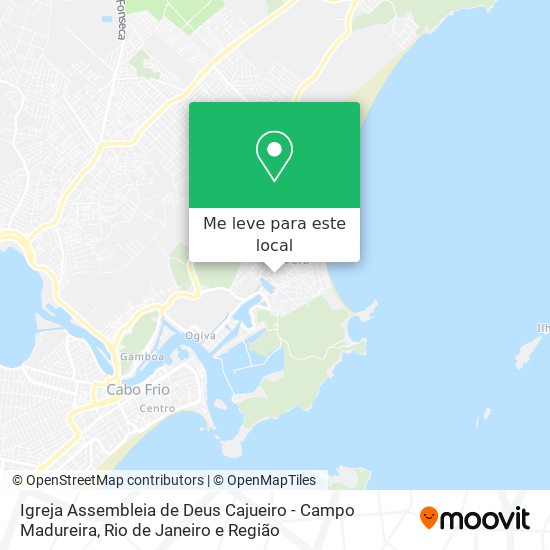 Igreja Assembleia de Deus Cajueiro - Campo Madureira mapa