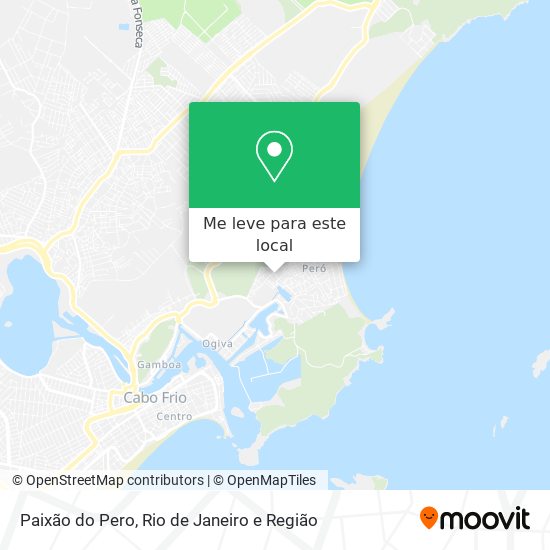 Paixão do Pero mapa