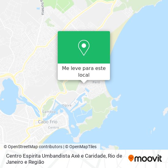 Centro Espirita Umbandista Axé e Caridade mapa