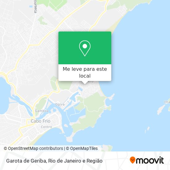 Garota de Geriba mapa