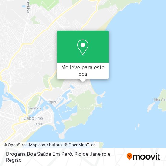 Drogaria Boa Saúde Em Peró mapa